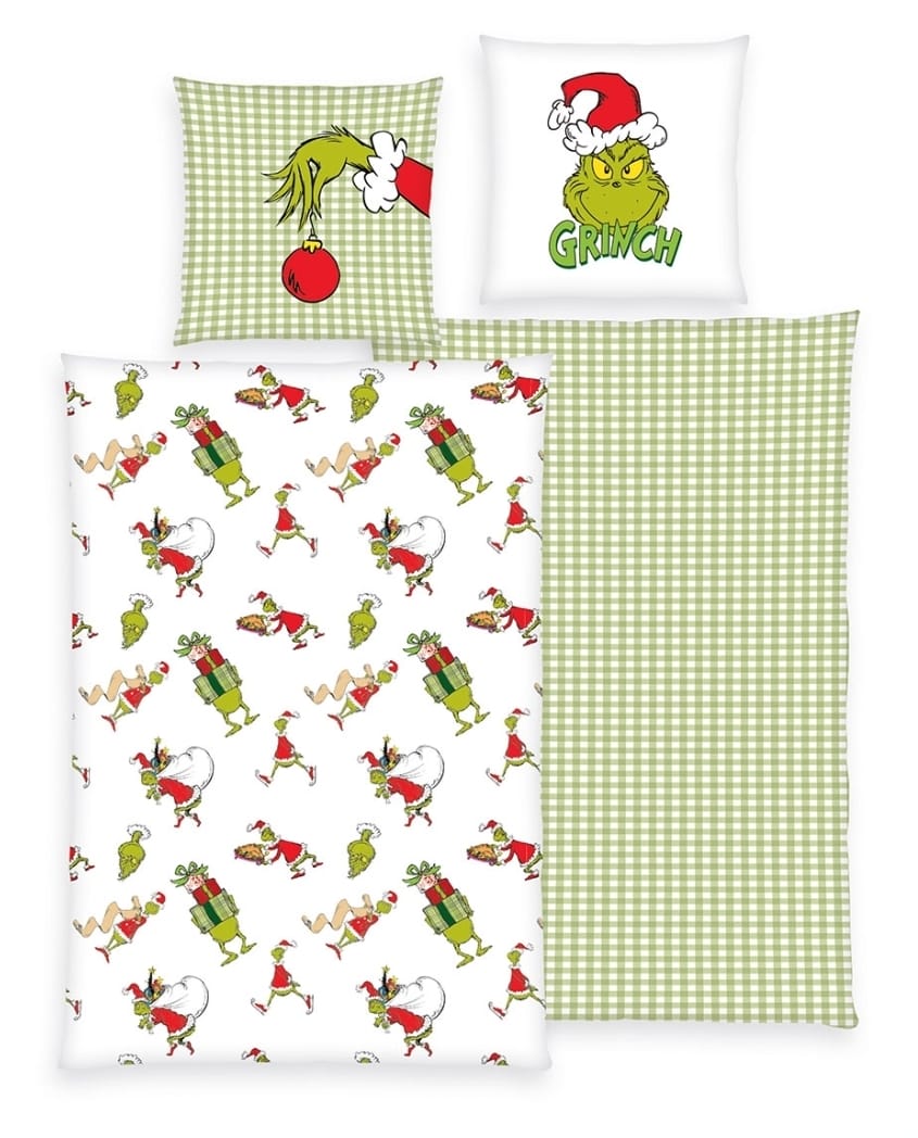 Grinch Bettwäsche-Set ‘Merry Grinchmas’